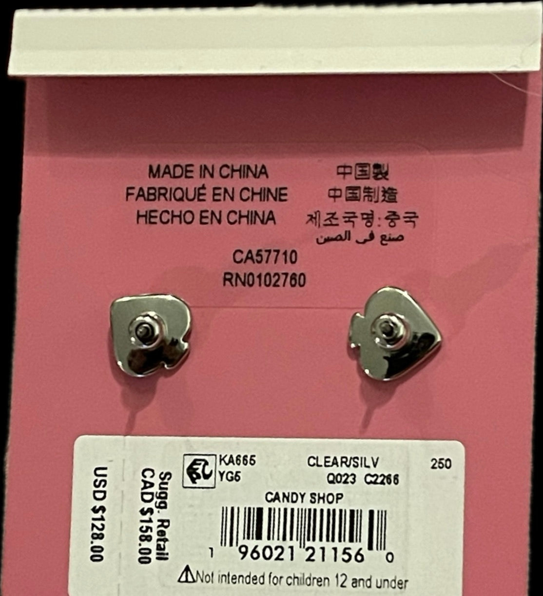 Kate Spade New York Candy Shop Linear Earrings NEW $128 KA665