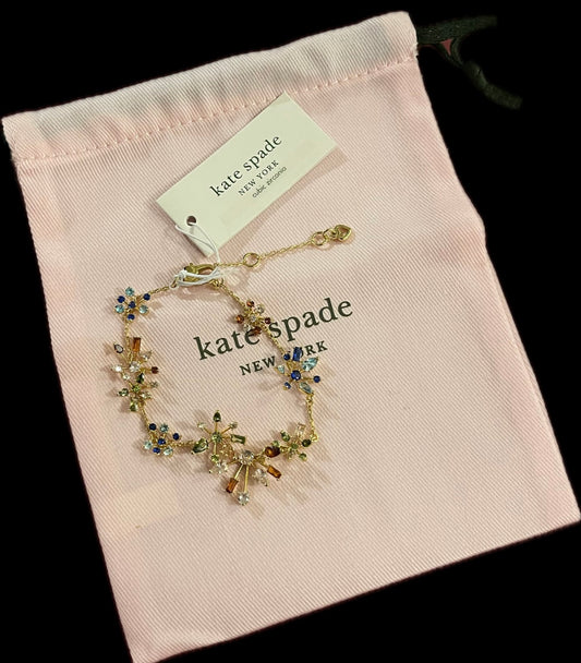 Kate Spade New York Firework Floral Bracelet Gold-plated NEW $128 K8484