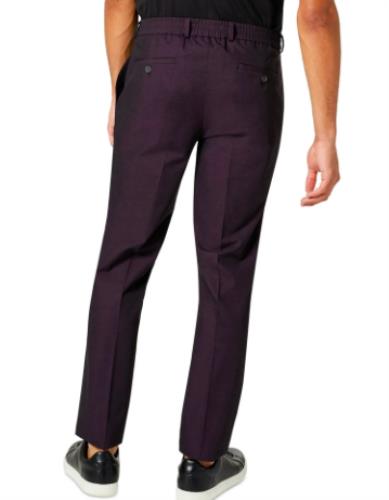 Kenneth Cole Reaction Mens Purple Slim Suit 36 S - 29 X 32 NEW $395 COKK2FBZ0009