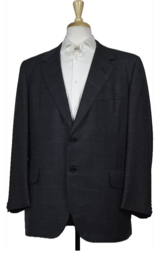 Oxxford Clothing Onwentsia Mens Super Worsted Wool Sport Coat Jacket 44 R Mint