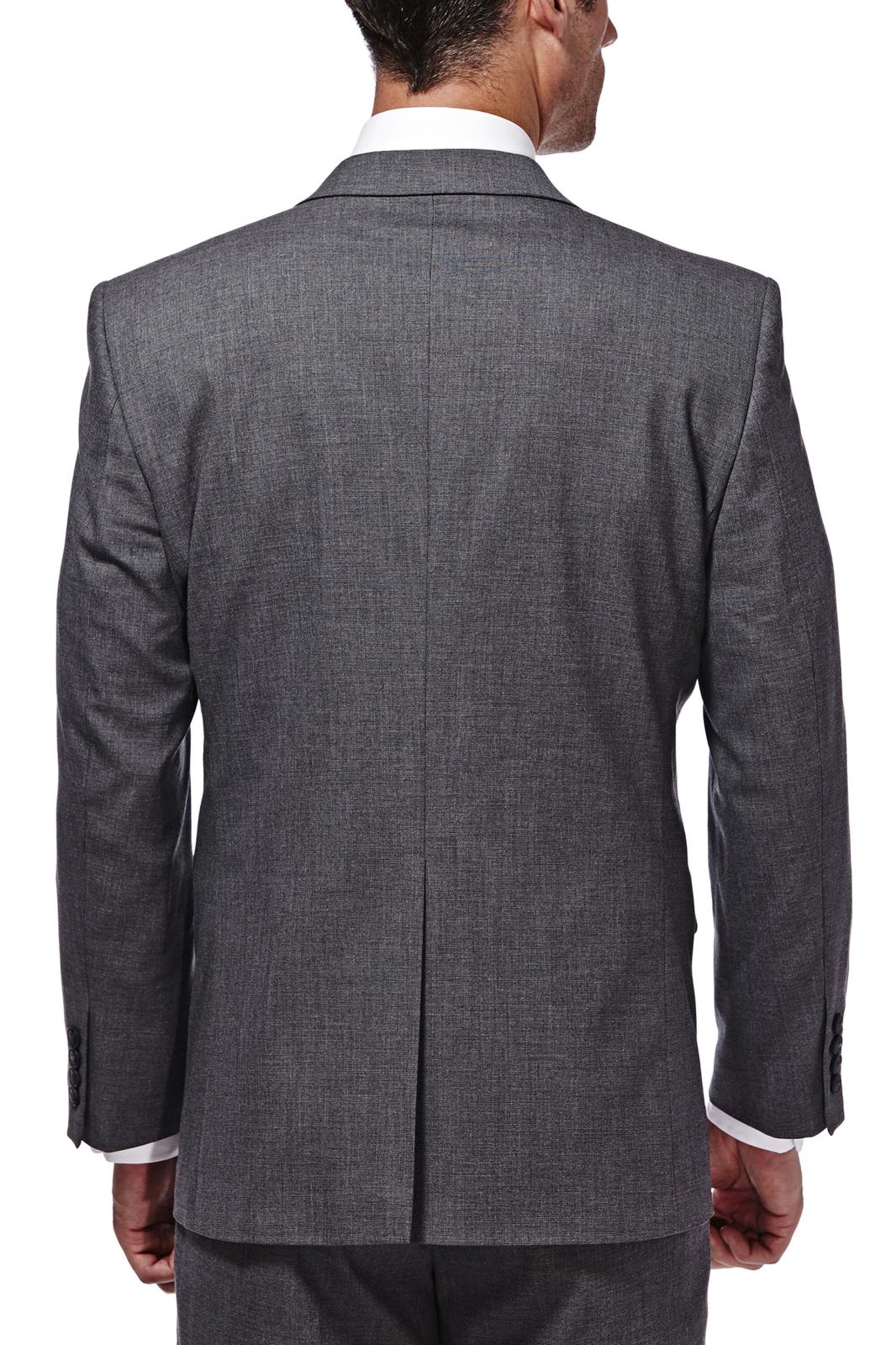 J.M. Haggar Men's Dark Gray Premium Stretch Suit Jacket 42 S NEW $220 HZ00182