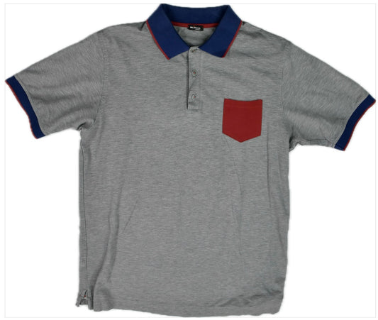 Kiton Napoli Men's Gray Multi Polo Shirt Size XL / 54 MINT