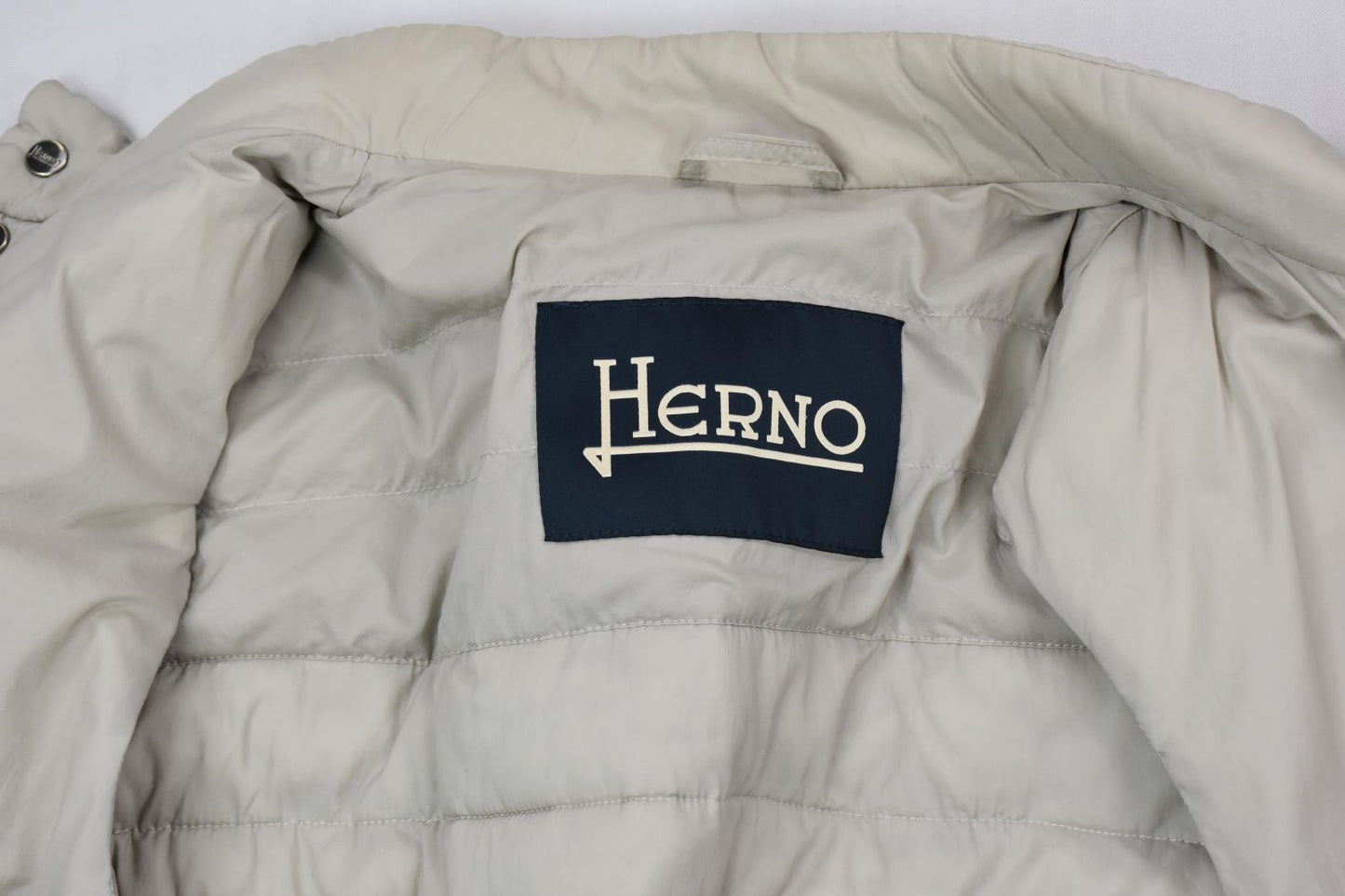 HERNO Men's In-Tech Goose Down Jacket Vest 52 L $600