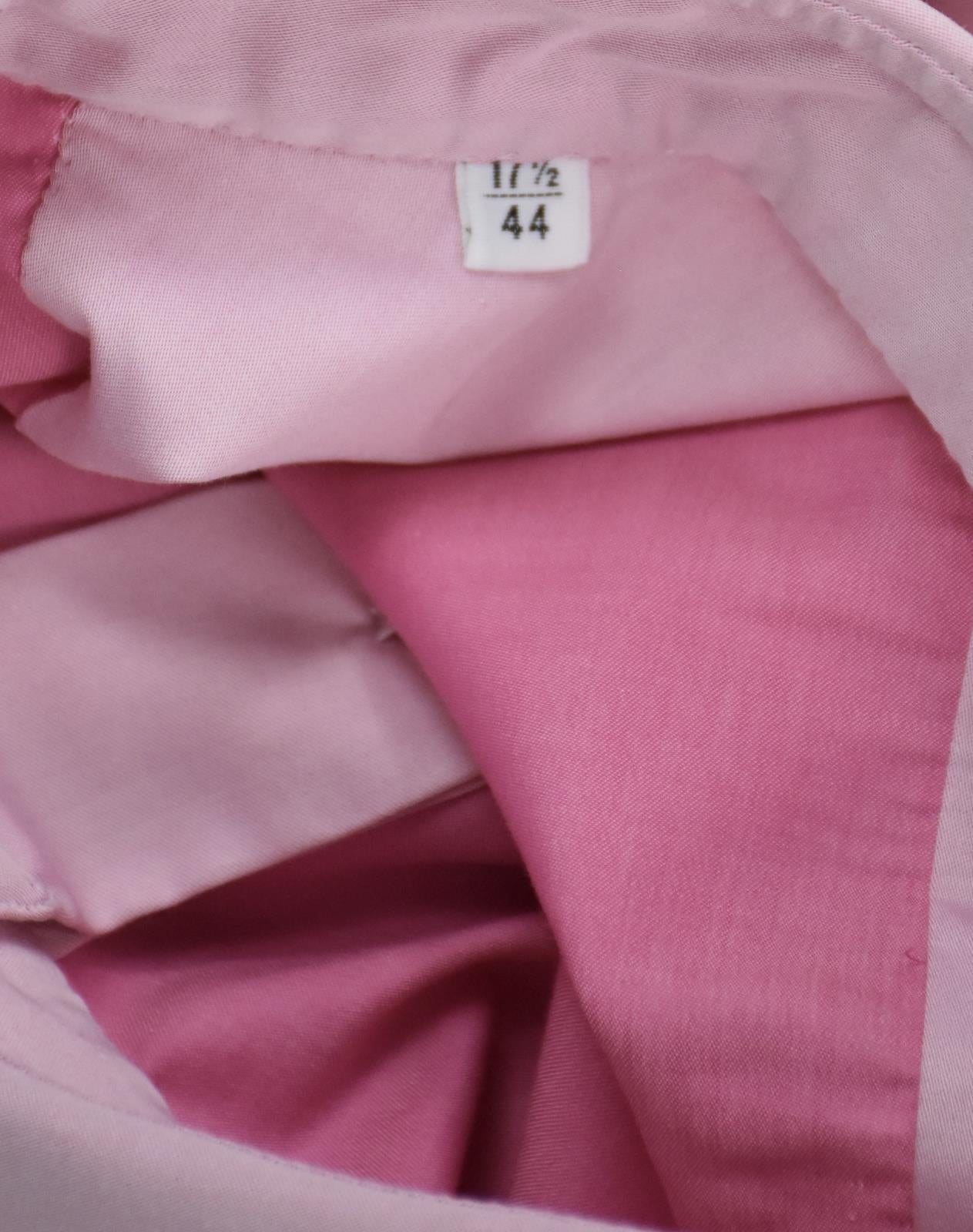 KITON Mens Solid Pink Dress Shirt Size 17/43 New