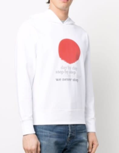 Kiton Men's Graphic-Print Hoodie Size 54 / XL $1000   UMK012501006