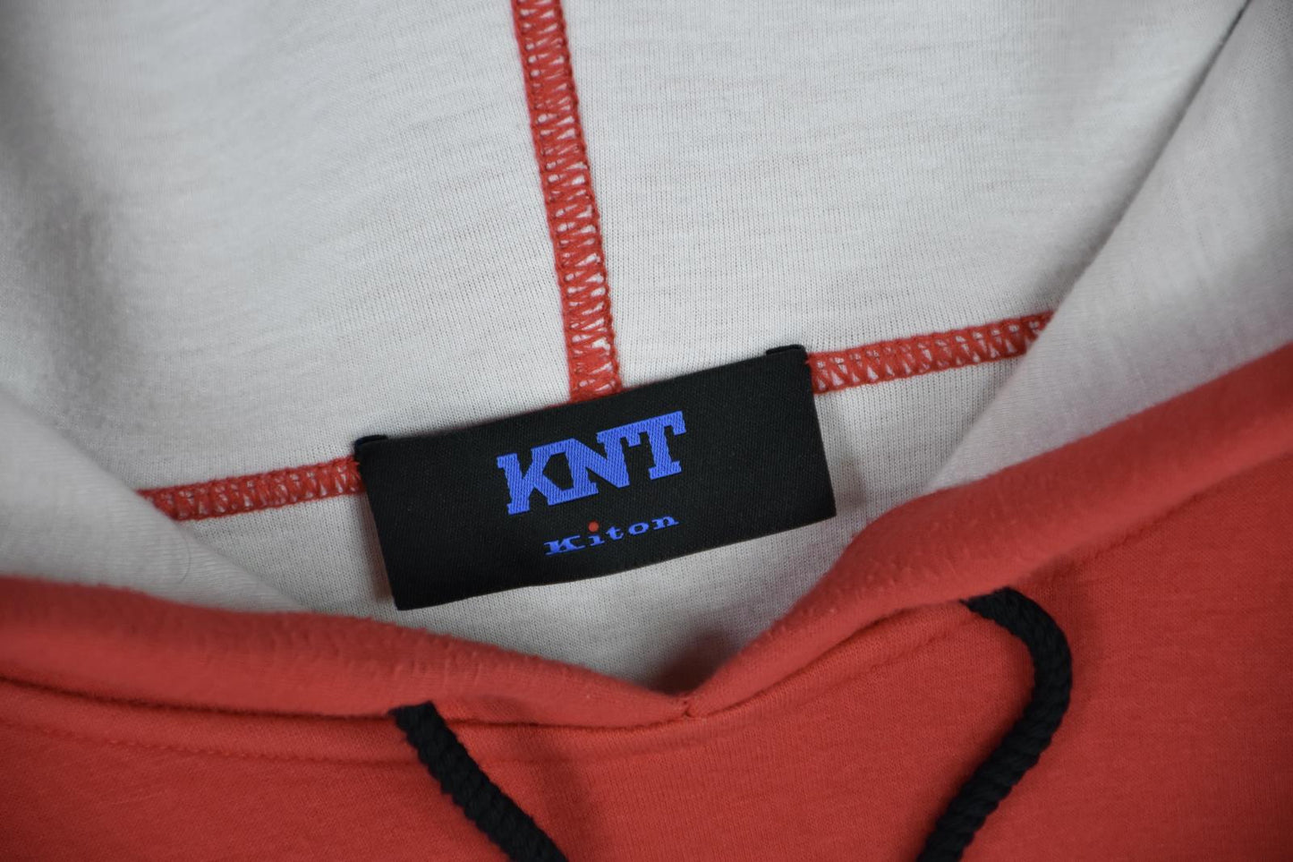 KNT BY KITON Logo Hoodie Sweatshirt Size 54 / XL $1200   UMM0200