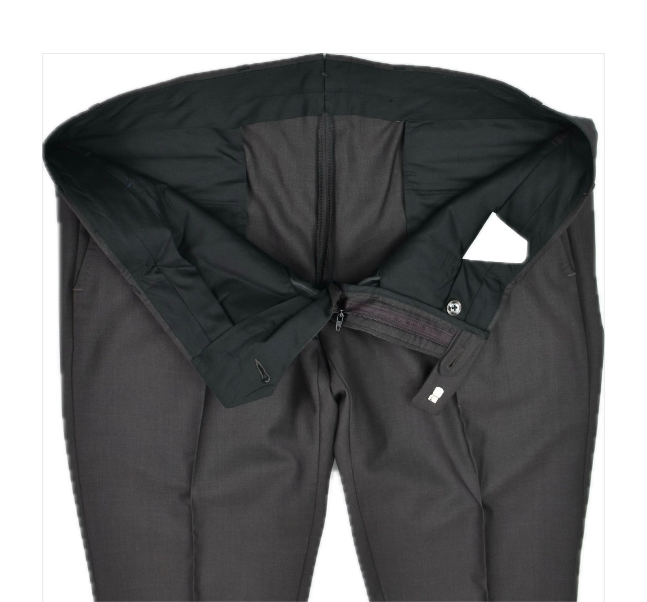 Domenico Vacca Men's 2 Piece Suit 54 - 44 R NEW Bespoke 2-BTN Working Buttons