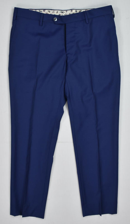 Marco Pescarolo Napoli Wool Slim Fit Navy Pants 34 NEW $600