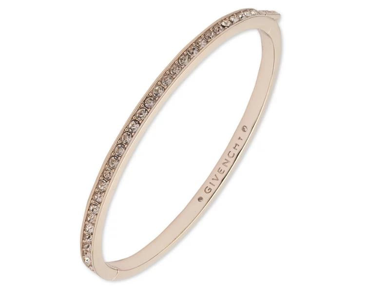 Givenchy Crystal Element Bangle Bracelet Gold Tone NEW $48   9775401874