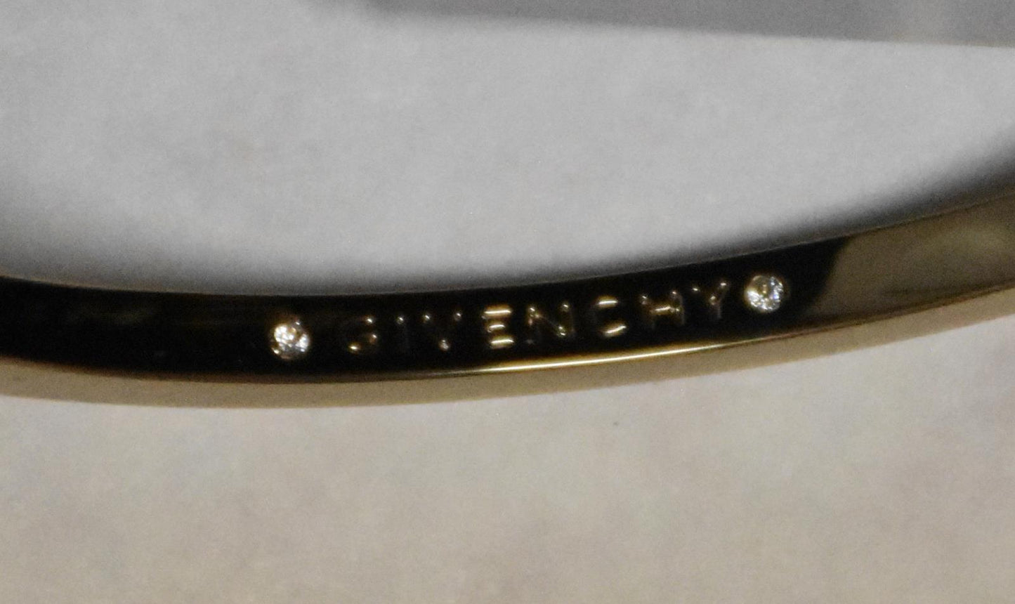 Givenchy Crystal Element Bangle Bracelet Gold Tone NEW $48   9775401874