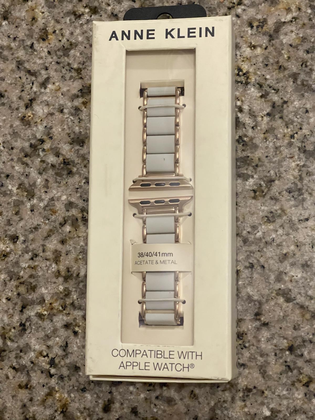 Anne Klein Rubberized Fashion Bracelet for Apple Watch NEW $75 38/40/41/MM