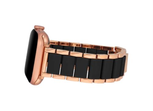 Anne Klein Rubberized Fashion Bracelet for Apple Watch NEW $75 38/40/41/MM Black