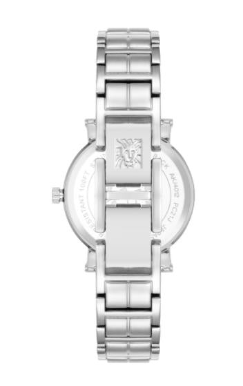 Anne Klein Roman Numeral Dial Bracelet Watch NEW $75  AK/4015WTSV-5SS