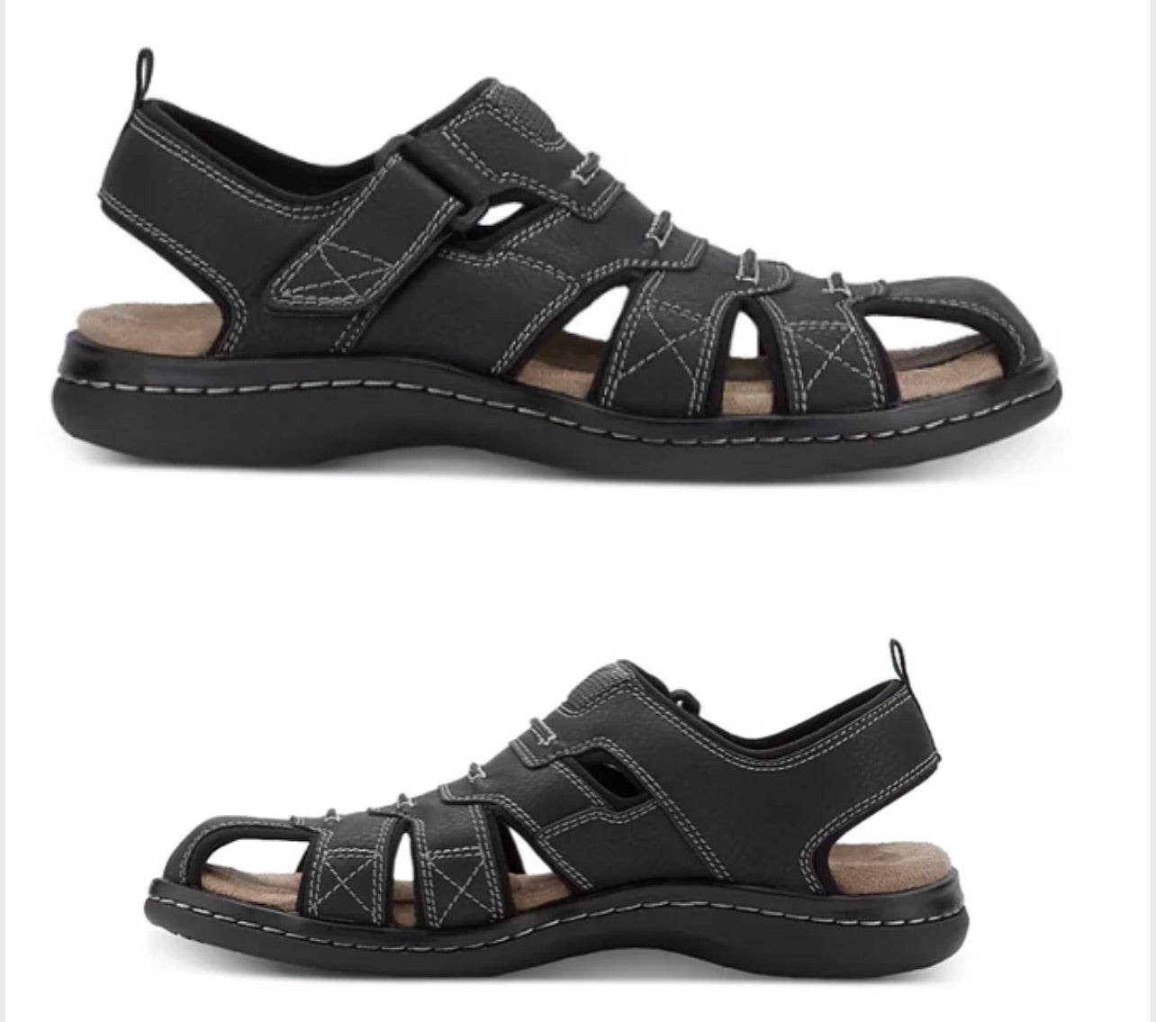 Dockers Men's Searose Closed-Toe Fisherman Sandals 9 M NEW $70 90-21374