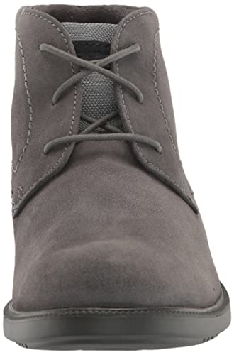 Rockport Men's Berenger Plain Toe Chukka Grey Suede Boot 11.5 M NEW $!20 CJ0022