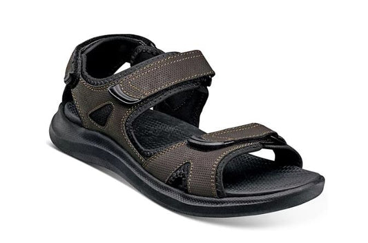 Nunn Bush Men's Rio Vista Three Strap River Sandals 9 M NEW $80