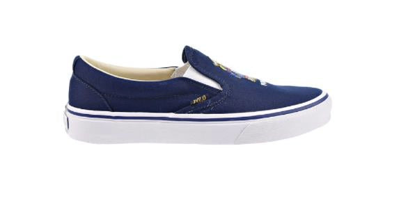 Polo Ralph Lauren Men's Keaton Slip-On Sneaker Shoes Bear 9 D NEW 816877739-001