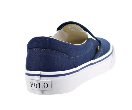Polo Ralph Lauren Men's Keaton Slip-On Sneaker Shoes Bear 9 D NEW 816877739-001