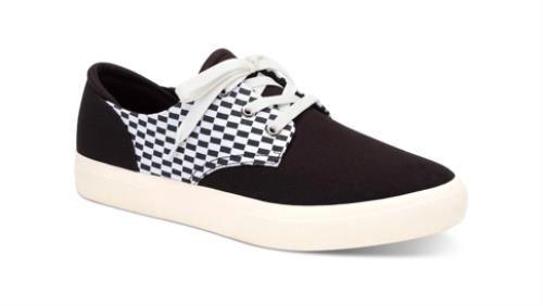 Sun + Stone Mens Kiva Canvas Slip on Checkerboard Sneaker 12 M NEW   100161082