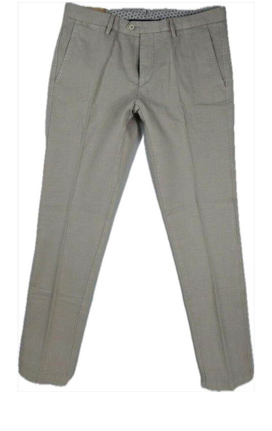 Marco Pescarolo Men's Light Khaki Twill Pants Size 37 New $695