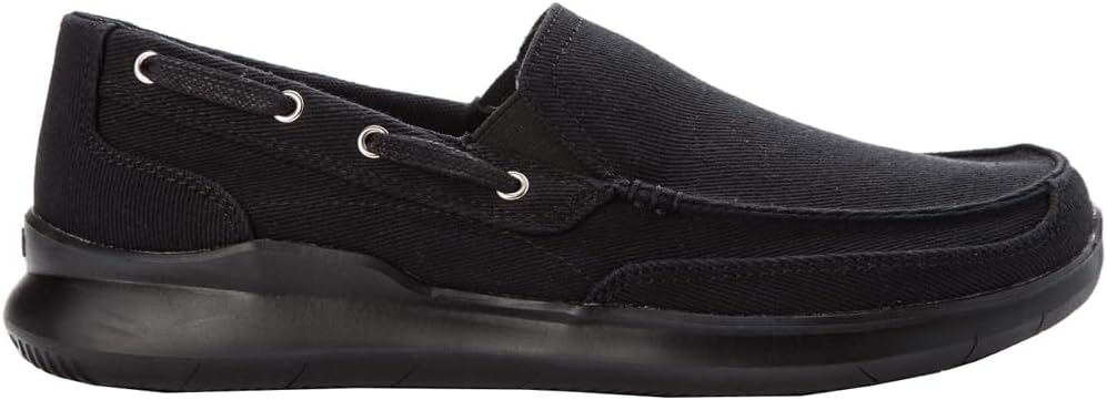 Propet Men's Viasol Loafer Black Shoe 13 M NEW $85    MCX044C