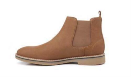 Alfani Men's Tan Anakin Faux Suede Pull On Chelsea Boot 10 M NEW $80 100160968