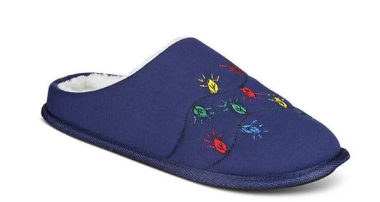Club Room Men's Holiday Lights Slippers L 10 - 11 NEW $30 100176726MN