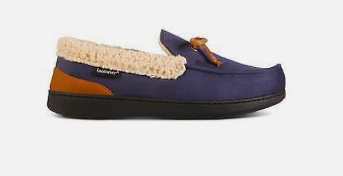 Isotoner Mens Microsuede Vincent Moccasin Slippers XXL 13 - 14 NEW $48 A9F081NBL