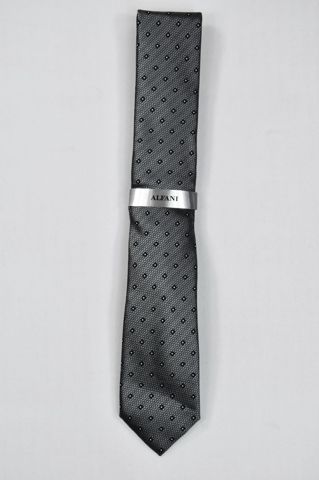 Alfani Men Salley Dot Gray Slim Tie Necktie 2 3/4" $55 1AFC23-3004