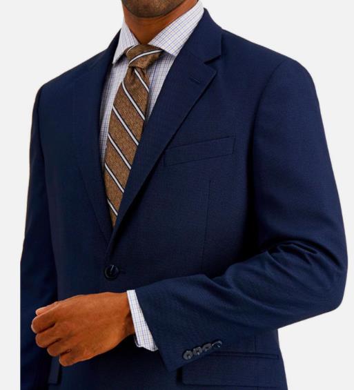 Nautica Mens Navy Modern fit Suit Jacket Blazer 36 S $395 NA000278 GAFF