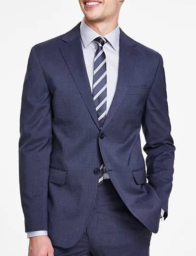 DKNY Men's Duran Modern-Fit Check Suit Jacket Sport Coat 38 R $360 DNUR143W0092