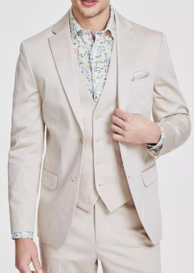 BAR III Men's Tan Slim Stretch Jacket Sport Coat 44 L NEW $360 TLET1CZA0041