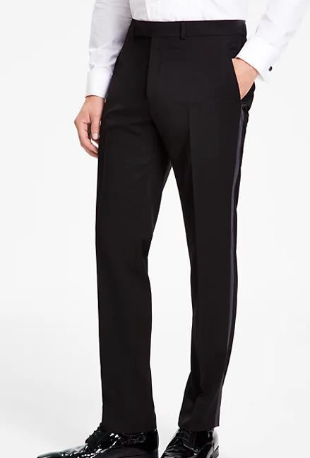 Kenneth Cole Men Slim Flex Suit Pants TUX Tuxedo 40 x 32 NEW $395 29454006-006