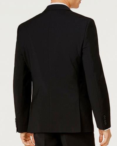 Bar III Mens Black Slim Suit Jacket Sport Coat 38 R New $425 THTO1CYZ0002