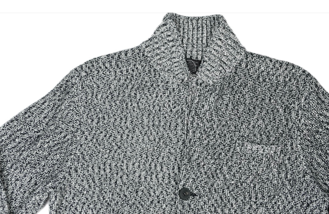The Men's Store Melange Knit Cardigan Sweater Jacket M New $278