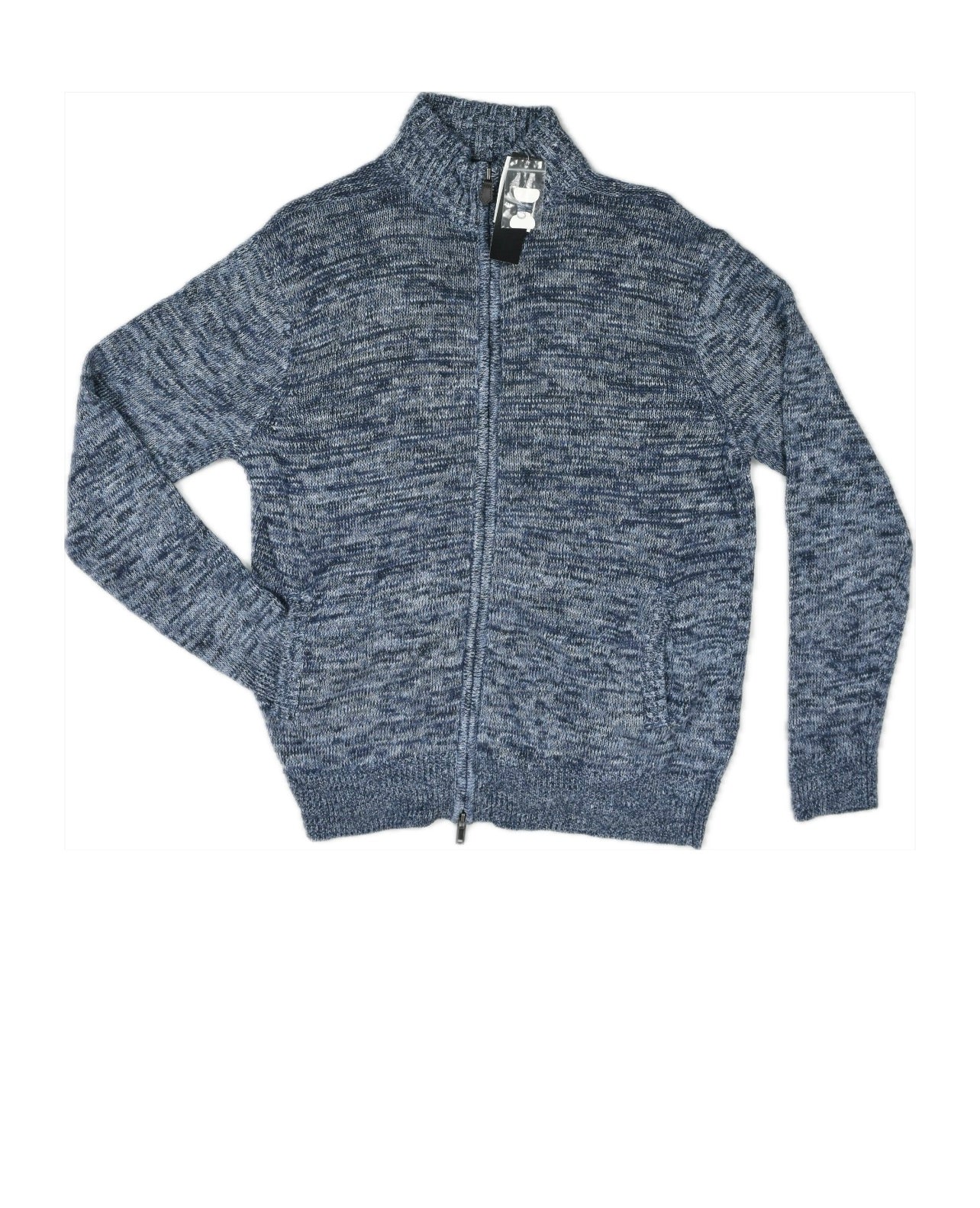 The Men's Store Linen Melange Knit Full Zip Sweater Jacket S New $248