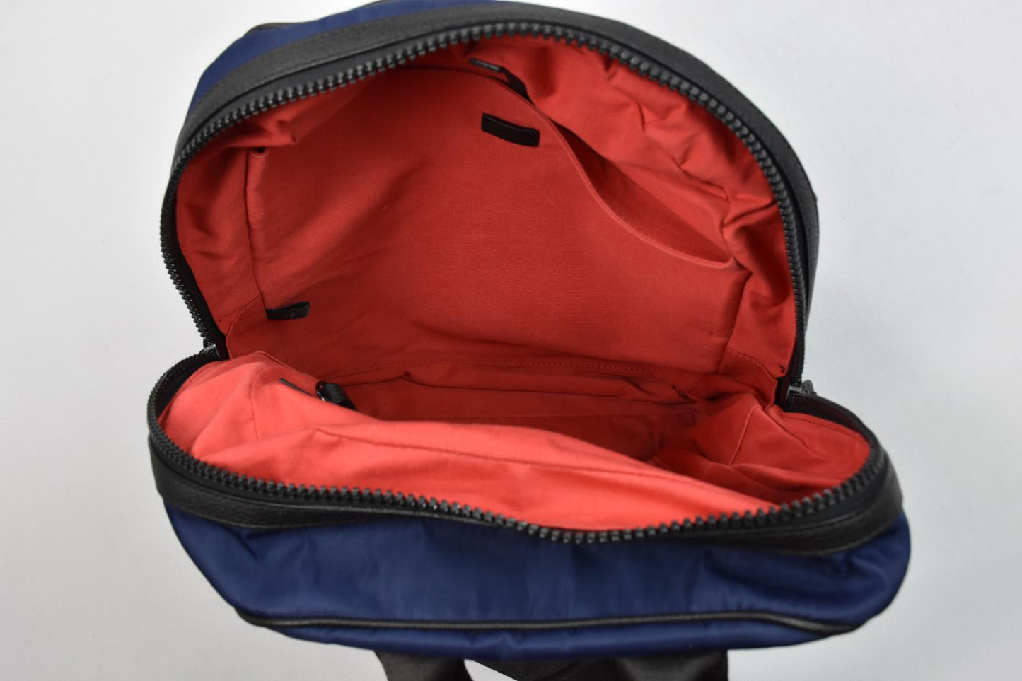 Kiton Logo-print Zip-up Backpack Cornflower Blue MINT Used A Few Times  KBAY33