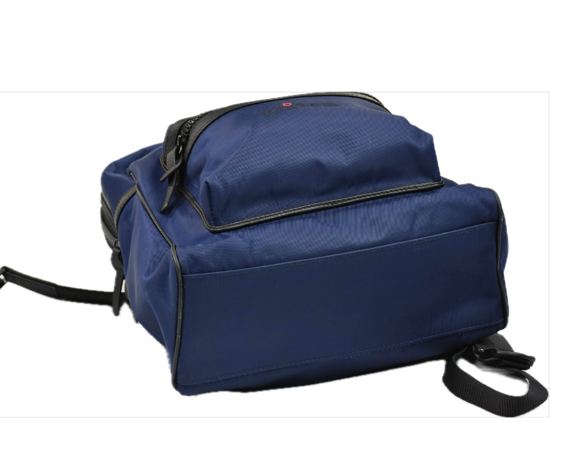 Kiton Logo-print Zip-up Backpack Cornflower Blue MINT Used A Few Times  KBAY33