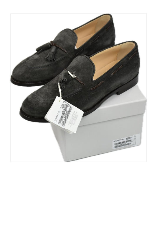 Brunello Cucinelli Men's Suede Tassel Loafers Shoes 42 = 9 US NEW $1100