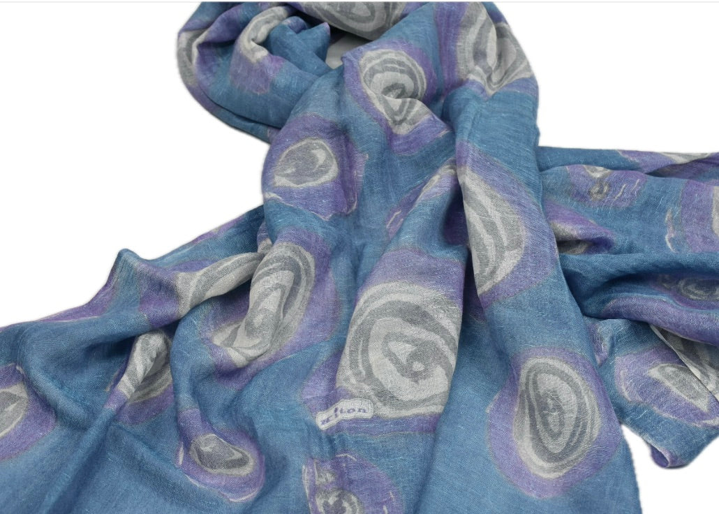 Kiton Men's Multicolor Line Silk Cashmere XXL Scarf 77"L x 35"W NEW UFSCA 717001