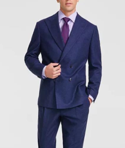 Tommy Hilfiger Men's Relaxed Wool Tweed Suit Jacket Blazer 40 S NEW