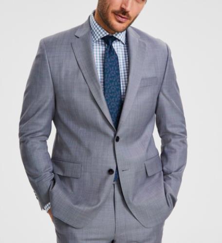 Michael Kors Men Classic fit Suit Jacket Blazer 42 R Imperfect $450 KAPA1KQX0003