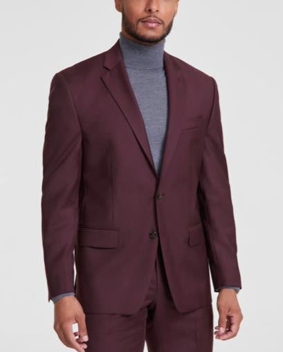 Michael Kors Men's Classic-Fit Wool-Blend Suit Jacket 40 R NEW $450 KIDW1K4Y0402