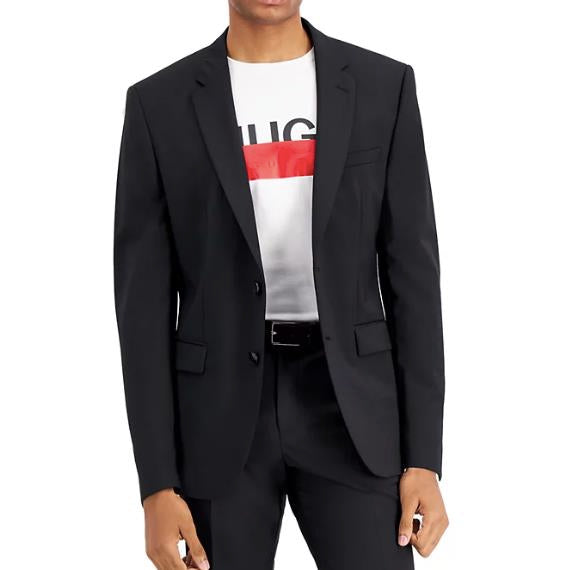 HUGO BOSS Men's Karl232X Black Slim Suit Jacket Sport Coat 36 R New 015343343271