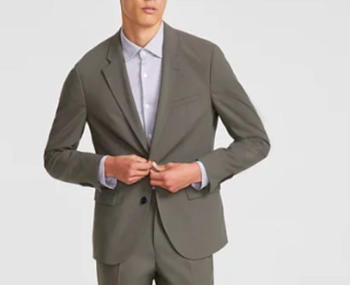 HUGO BOSS Men's Karl232X Olive Modern Suit Jacket Sport Coat 36 R New