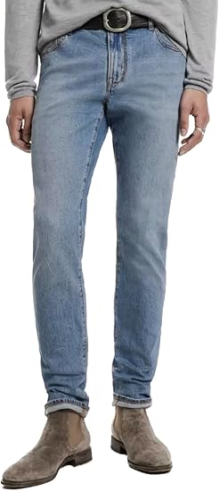 John Varvatos Men's Slim Cloud Blue Jeans 33 NEW $218 J702BZ1-CAAB