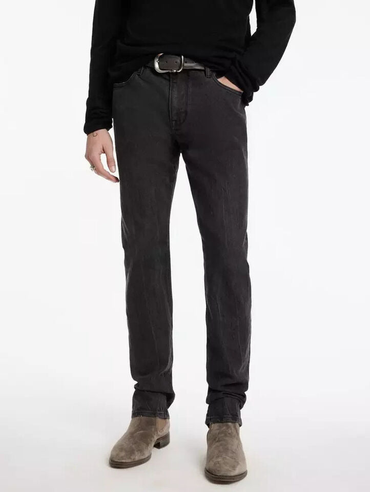 John Varvatos Men's Tapered Dani Wash Black Jeans 32 NEW $248 J704DZ1-EBMC