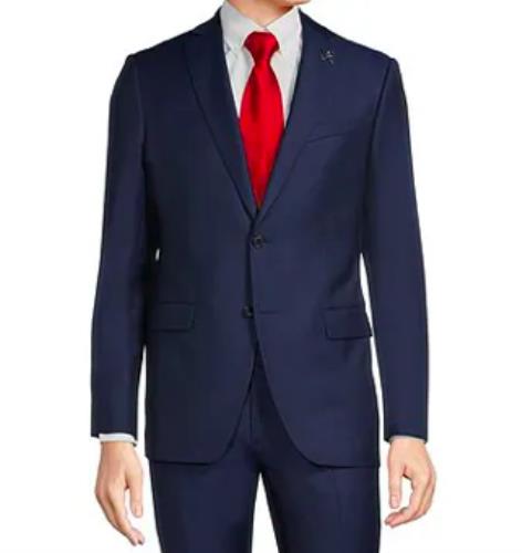 John Varvatos Men's Baxter Navy 2-BTN Jacket Sport Coat 40 R New BAXT1VMM0011