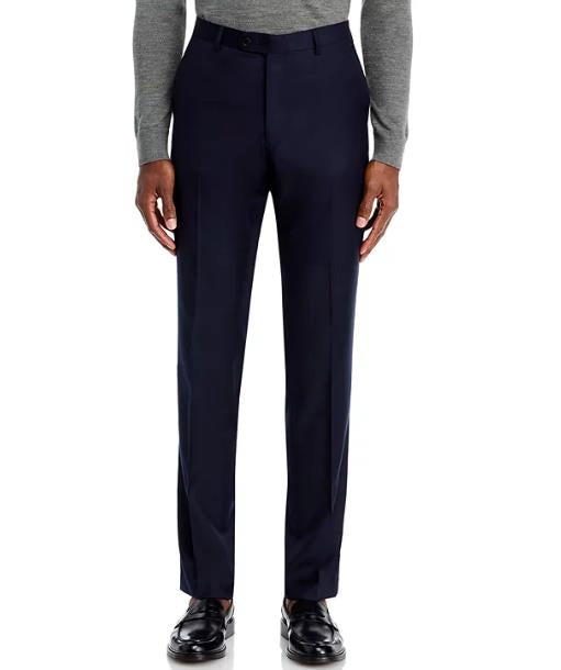 John Varvatos Men's Bedford Navy Flat Front Suit Pants 38 New  762066