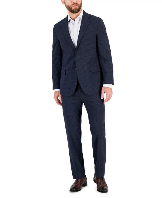 Nautica Mens Blue Stretch Modern fit 2 Piece Suit 40 S / 34 X 32 NEW $395 NF2023